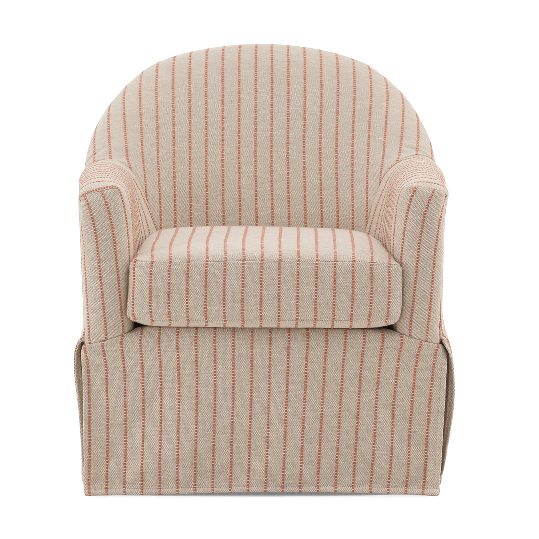 Meg Swivel Chair - Canyon Woven Stripe