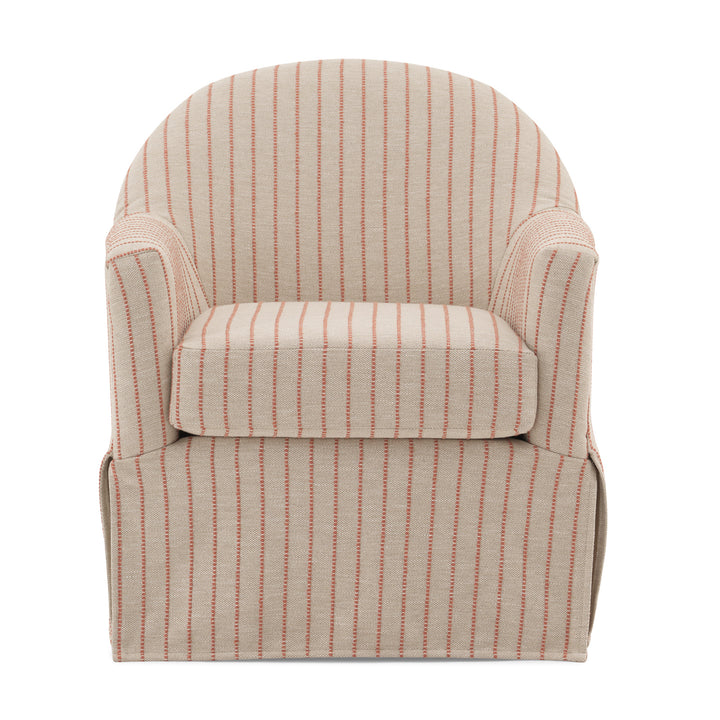 Meg Swivel Chair - Canyon Woven Stripe