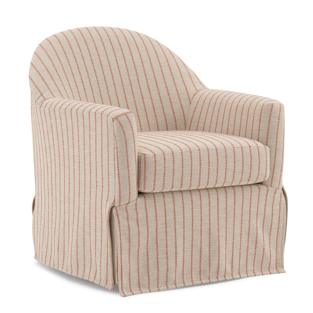 Meg Swivel Chair - Canyon Woven Stripe