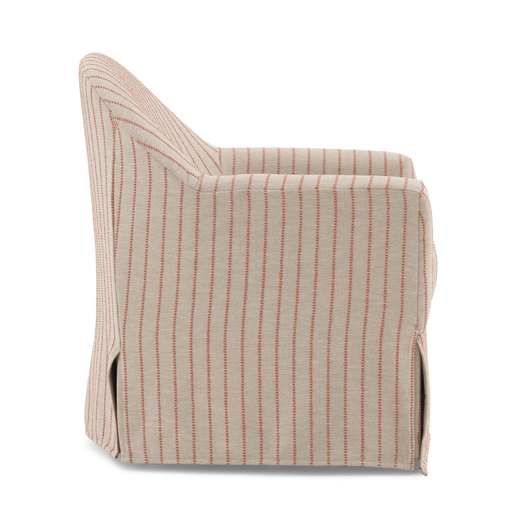 Meg Swivel Chair - Canyon Woven Stripe