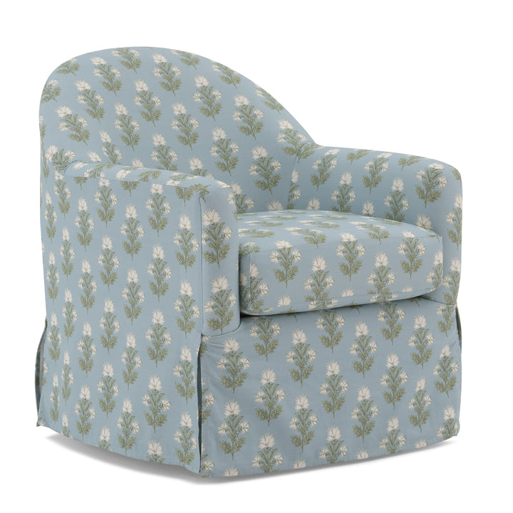 Meg Swivel Chair - Porcelain Meg Floral