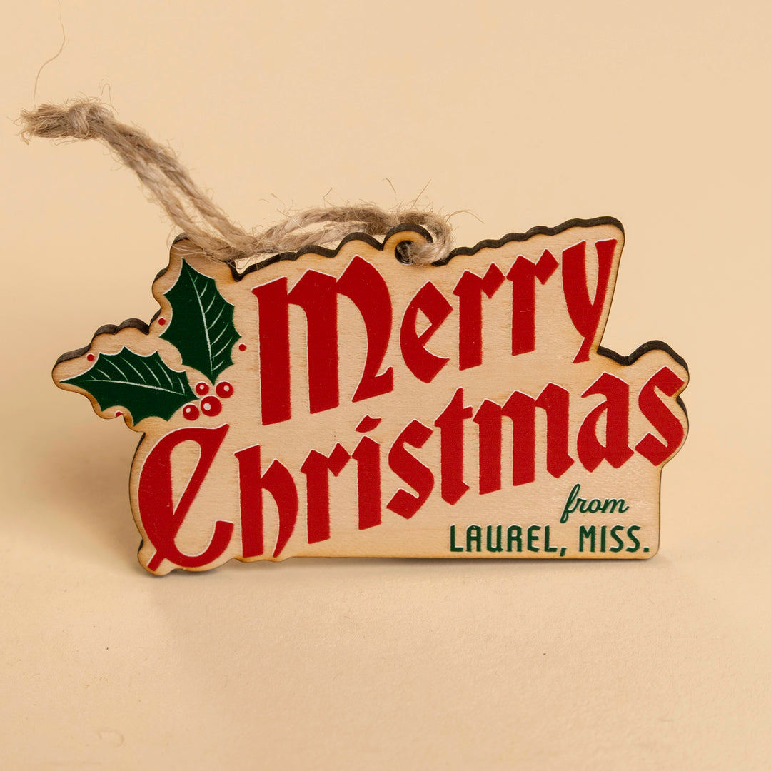Merry Christmas from Laurel Ornament