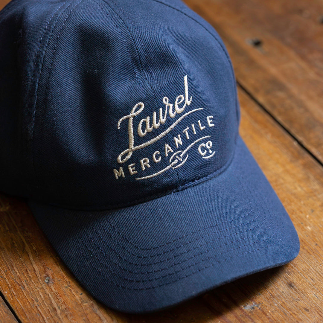 Navy Laurel Mercantile Co. Cap