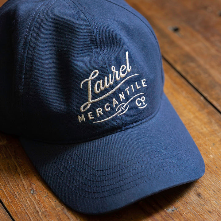 Navy Laurel Mercantile Co. Cap