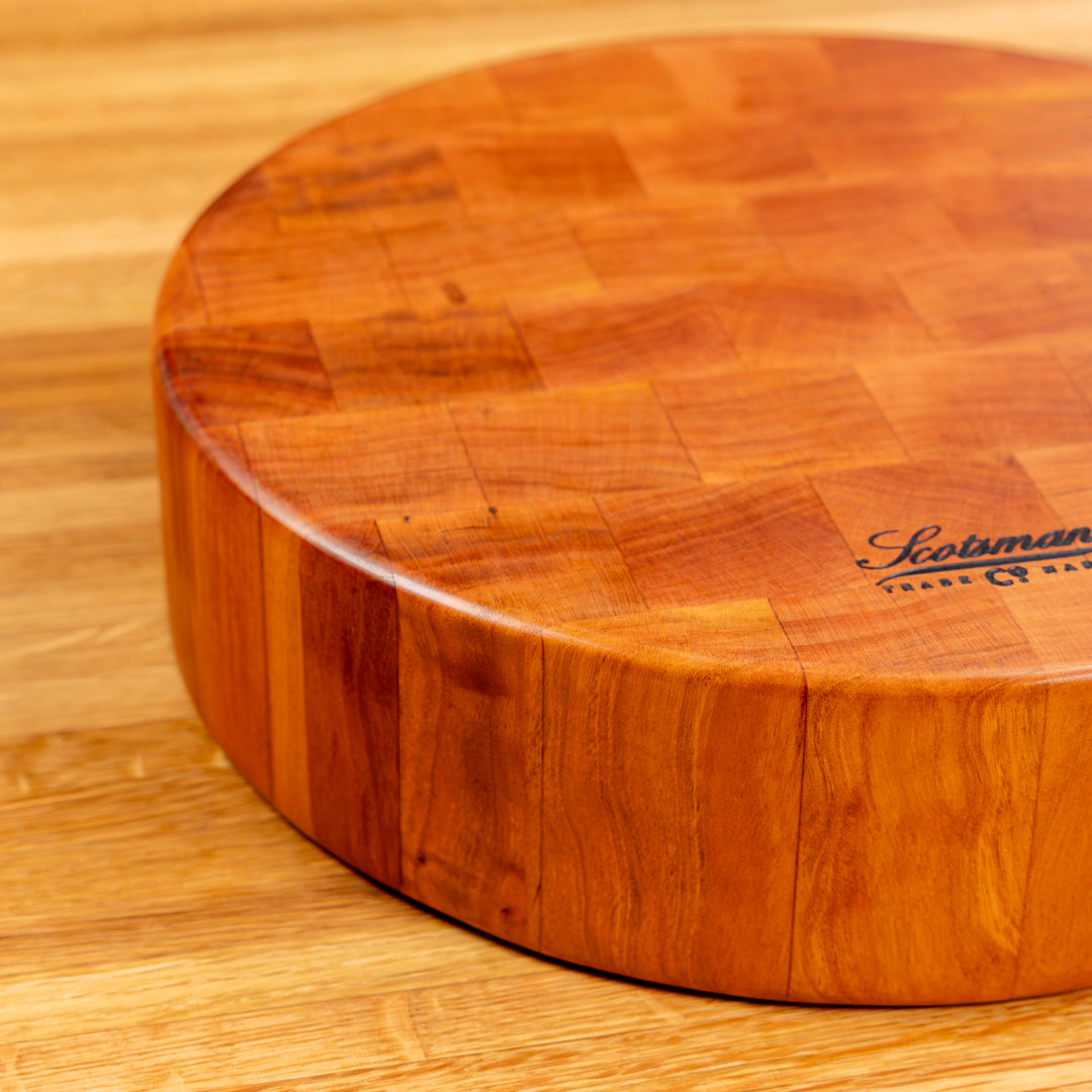 Block Rund Cherry End Grain Round Butcher Block – Laurel Mercantile