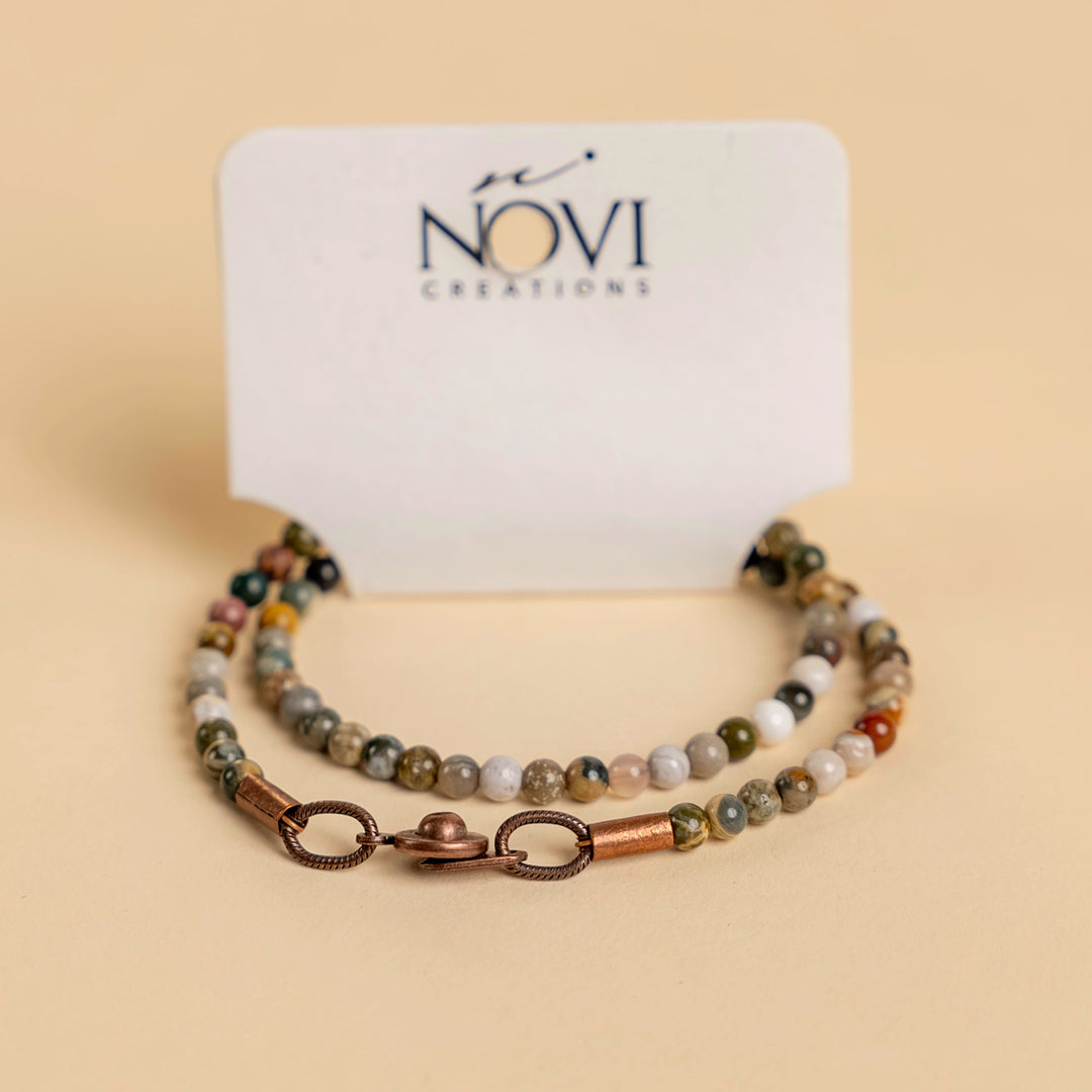 Novi Ocean Jasper Strand Bracelet