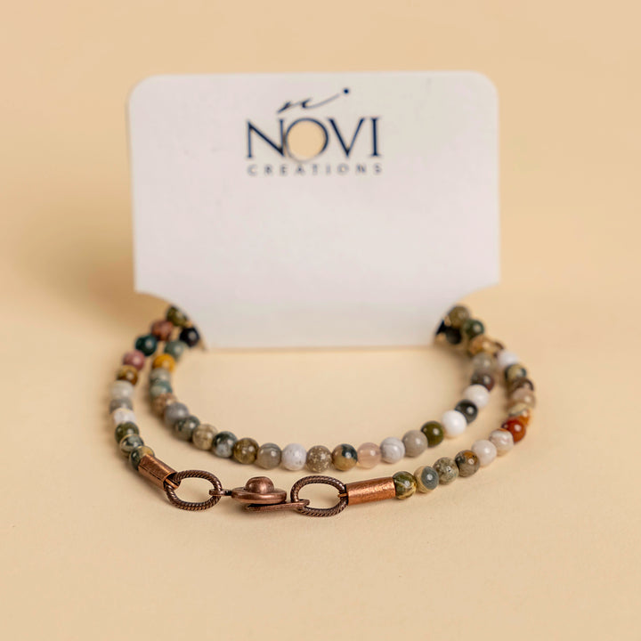 Novi Ocean Jasper Strand Bracelet