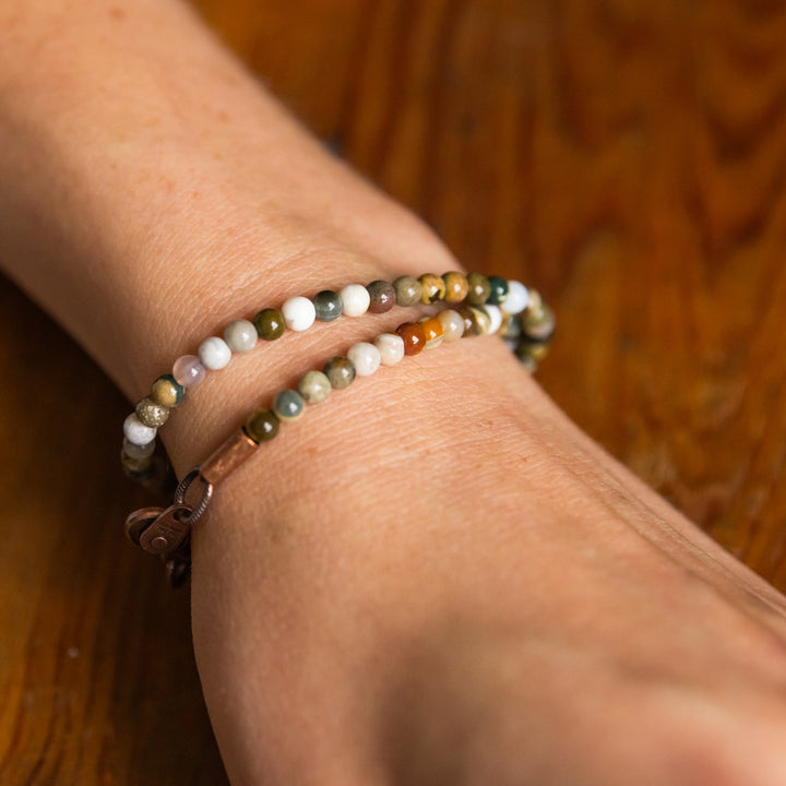 Novi Ocean Jasper Strand Bracelet