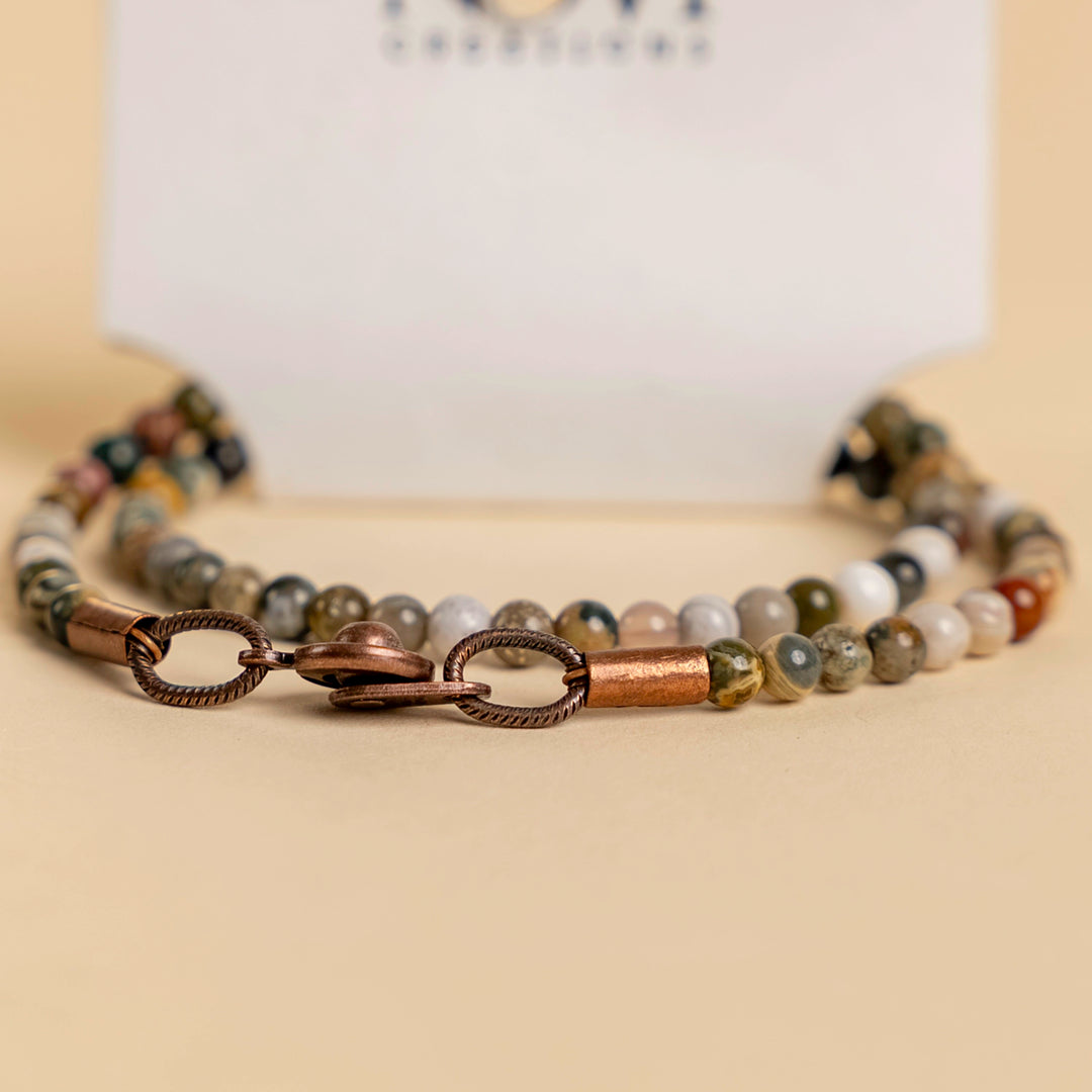 Novi Ocean Jasper Strand Bracelet