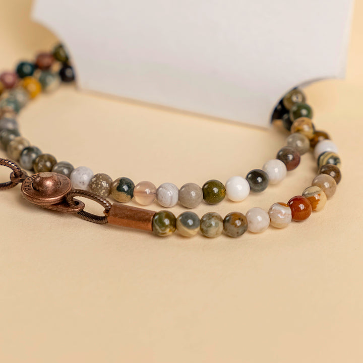 Novi Ocean Jasper Strand Bracelet