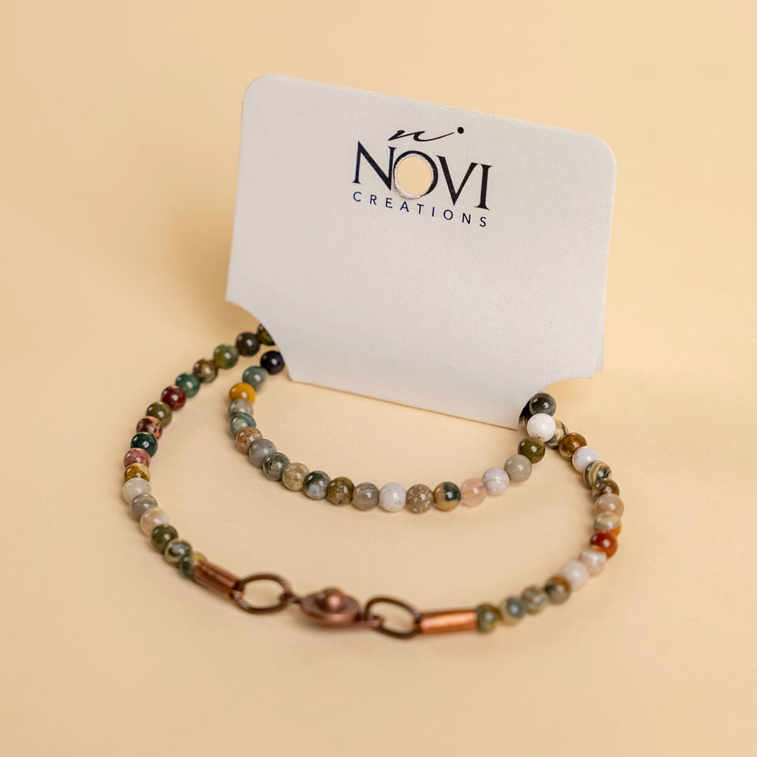 Novi Ocean Jasper Strand Bracelet