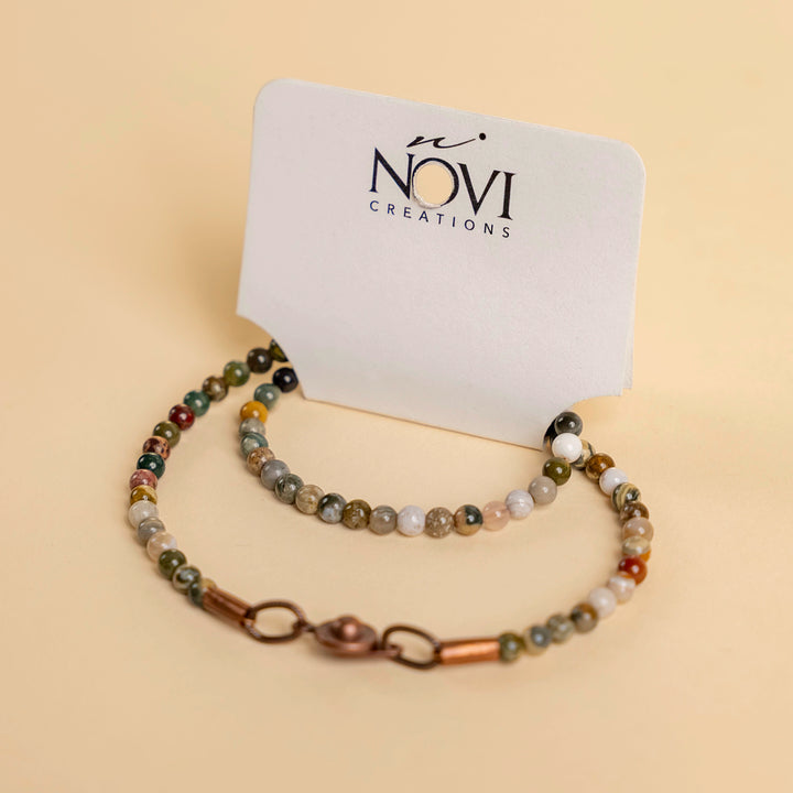 Novi Ocean Jasper Strand Bracelet