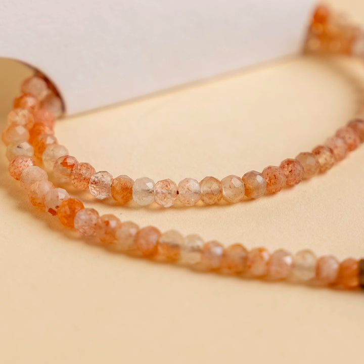 Novi Peach Moonstone Strand Bracelet