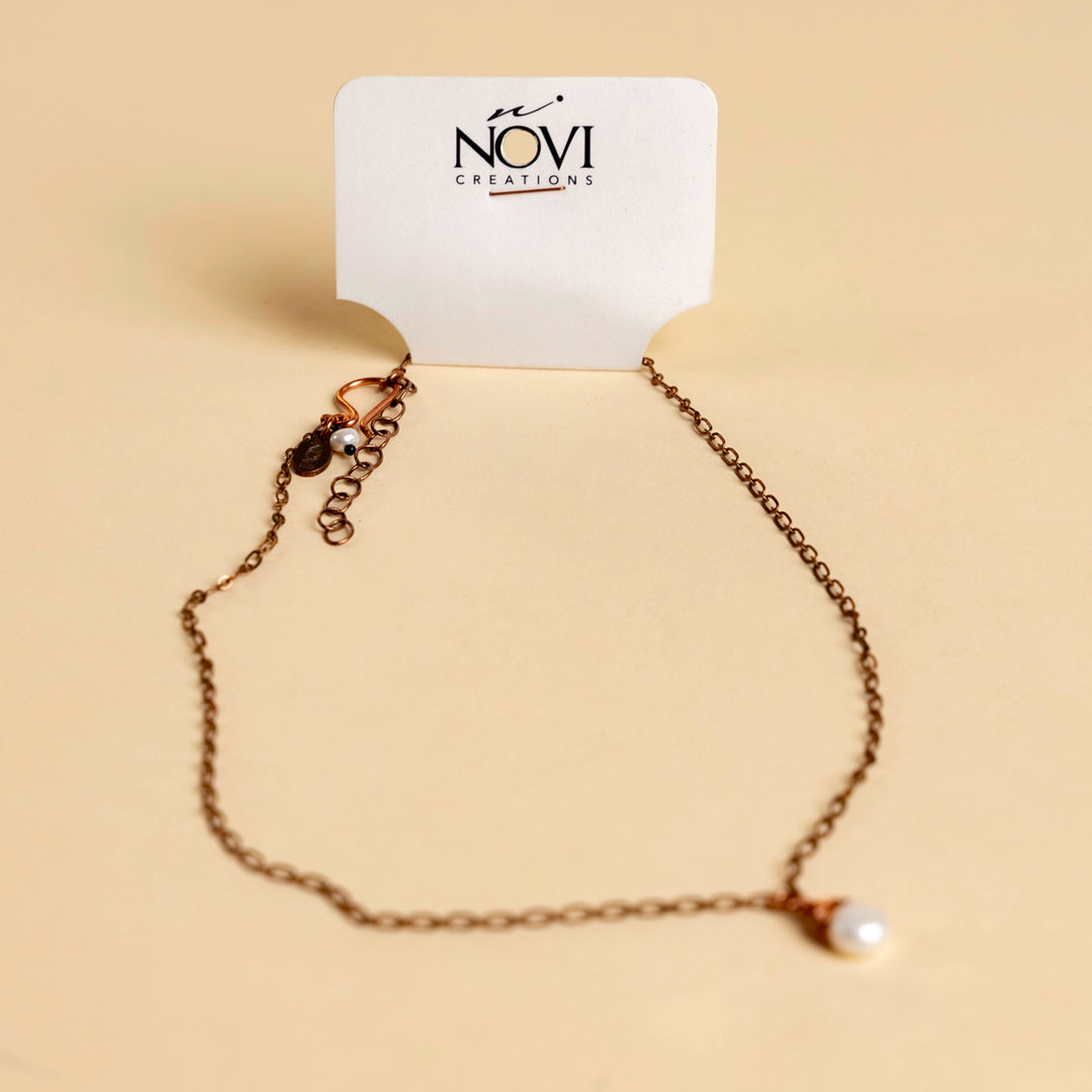 Novi Pearl Drop Necklace