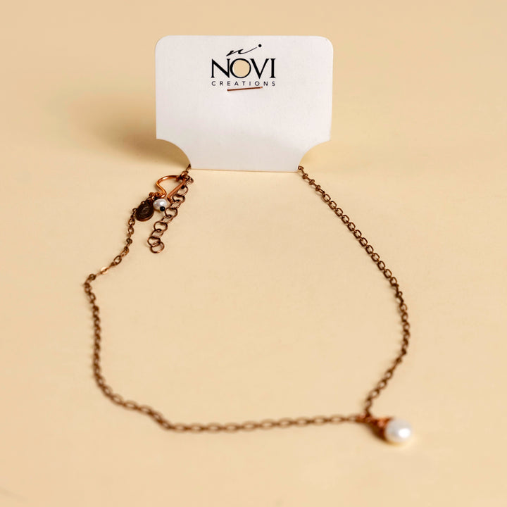 Novi Pearl Drop Necklace