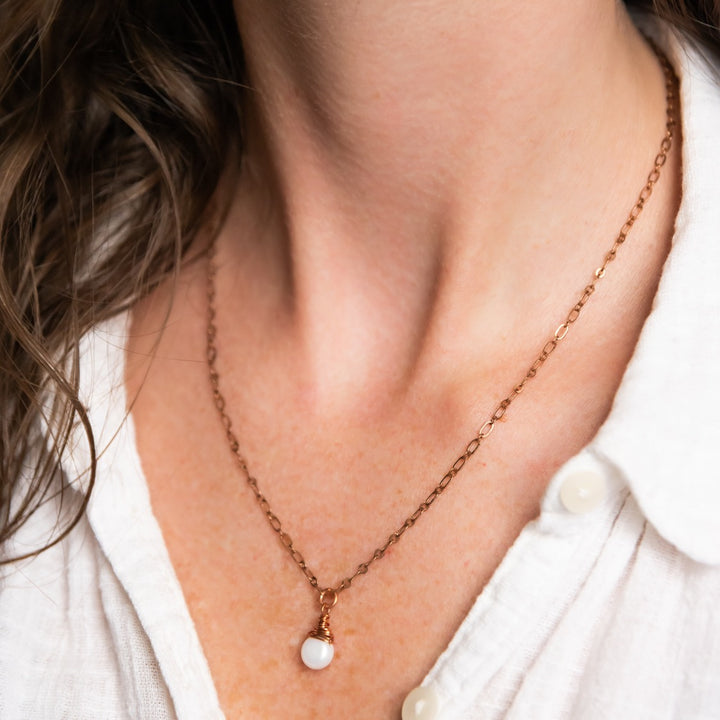 Novi Pearl Drop Necklace