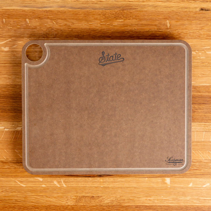 Nutmeg Brown Mississippi State Cutting Board | State Script