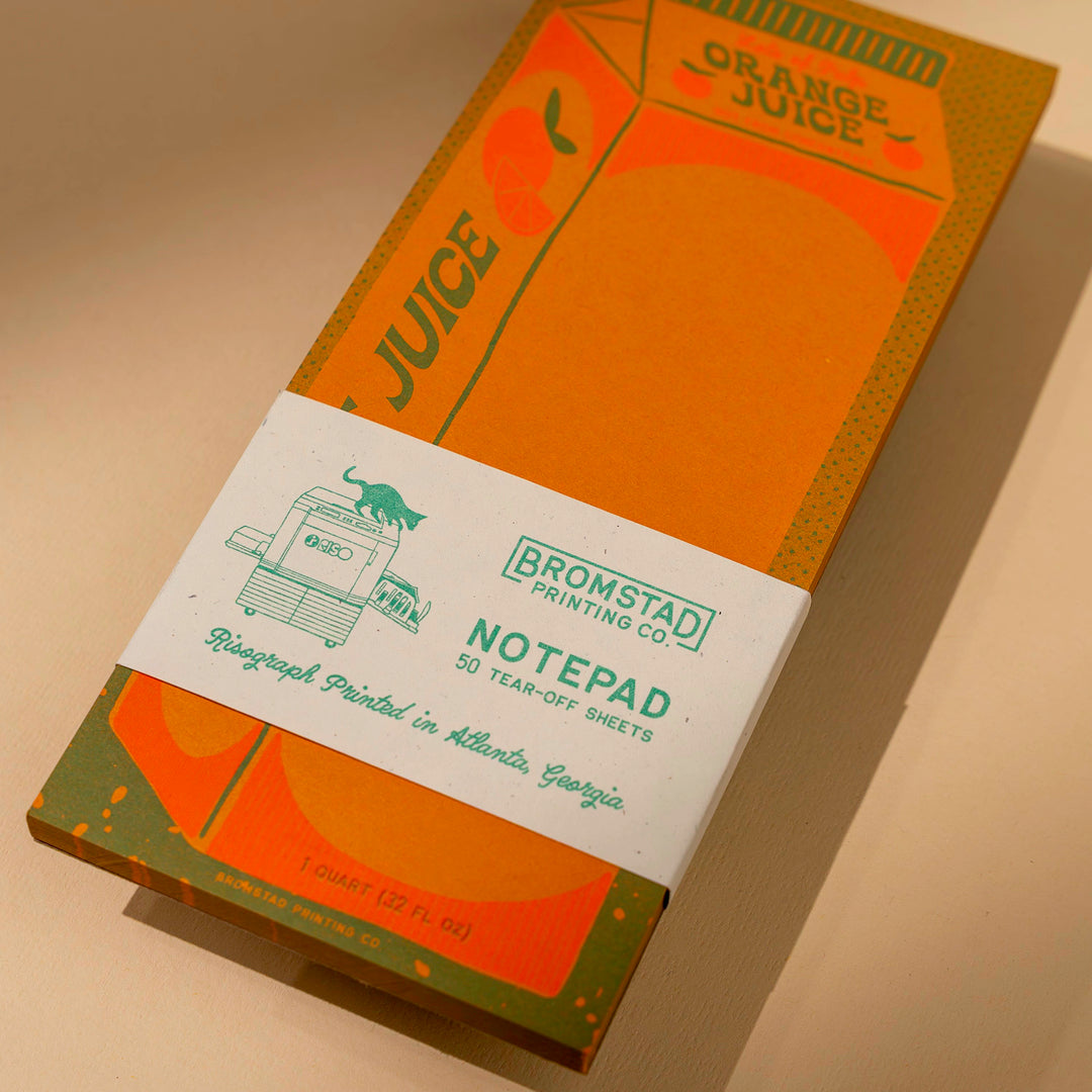 Orange Juice Notepad