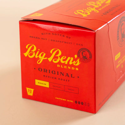 Original Blend Medium Single Serve Coffee Pods Box