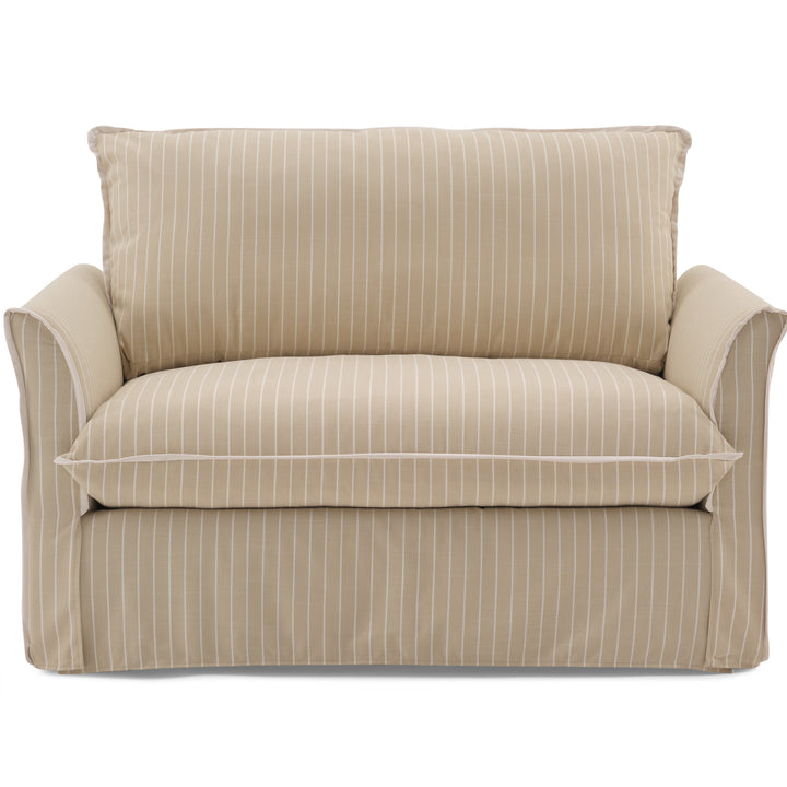 Oxford Chair and a Half - Decized Oxford Stripe