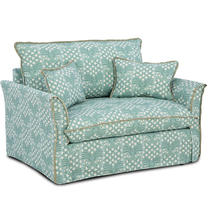 Oxford Chair and a Half - Pool Gwin Floral