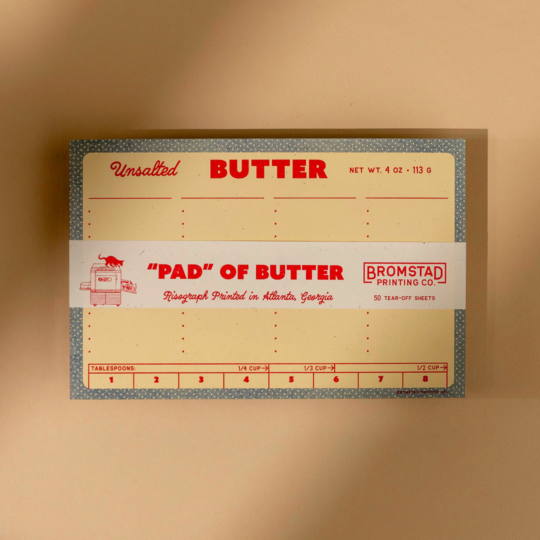 Pad of Butter Notepad