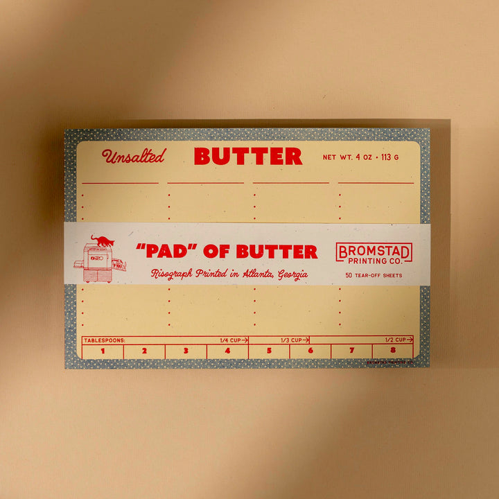 Pad of Butter Notepad