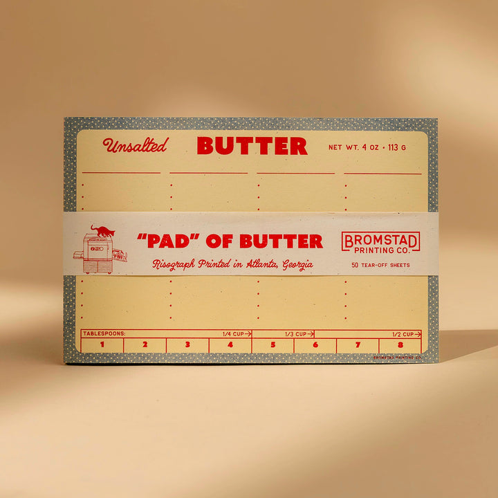 Pad of Butter Notepad