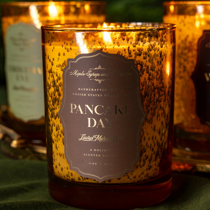 Pancake Day Candle