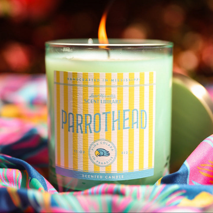 Parrothead Candle
