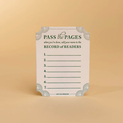 Pass the Pages Bookplates