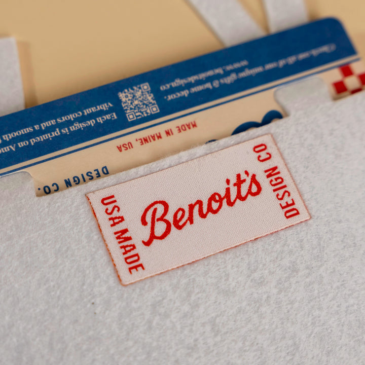 Measure Once, Cuss Twice Felt Mini Pennant