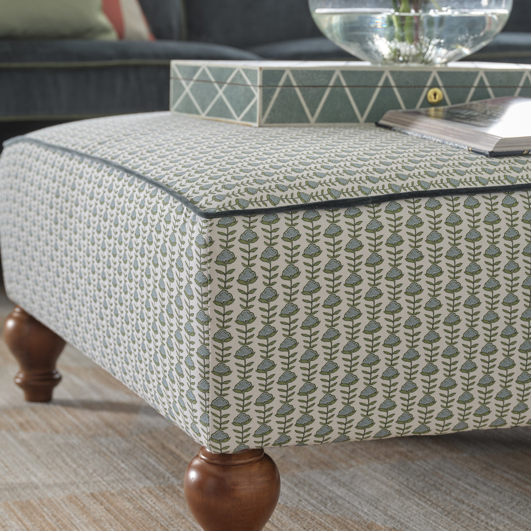 Renelle Ottoman - Moss Mia Floral