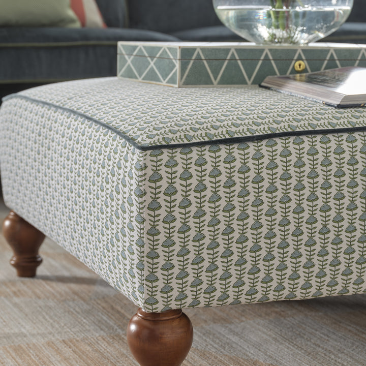 Renelle Ottoman - Moss Mia Floral