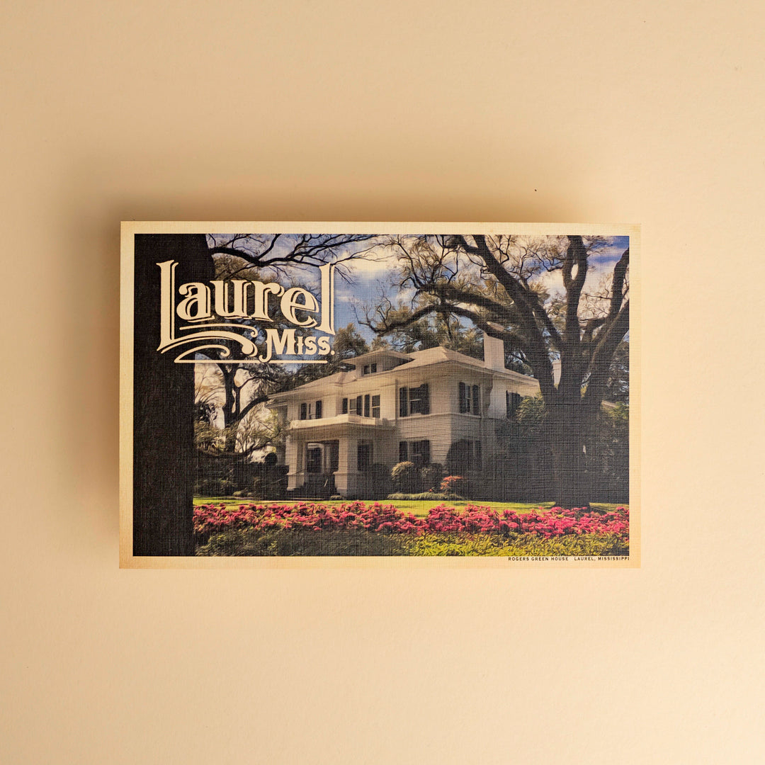 Rogers Green House Laurel Postcard Souvenir