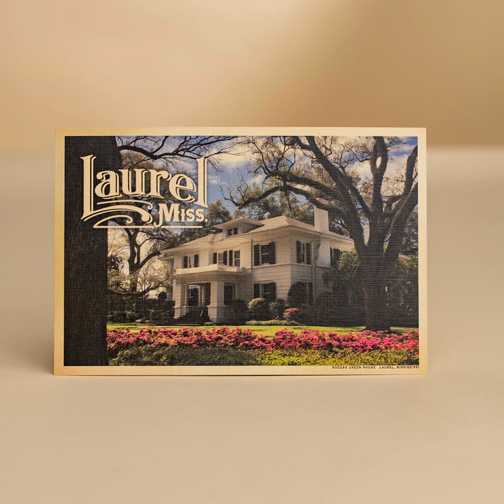 Rogers Green House Laurel Postcard Souvenir