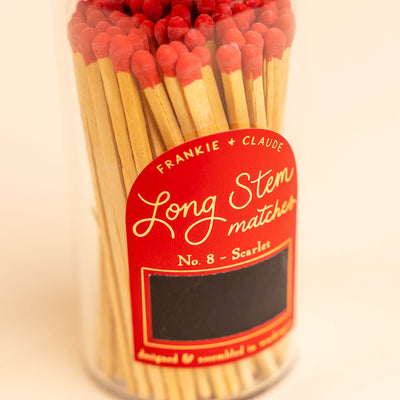 Scarlett Long Stem Matches Jar