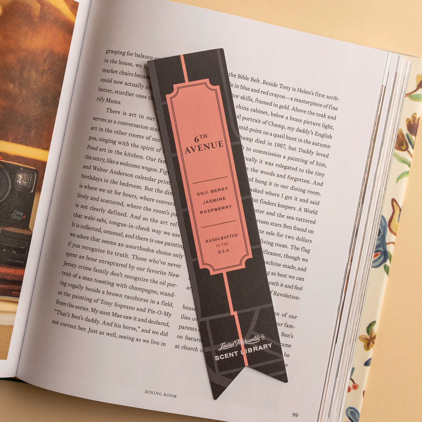 Scented Bookmark Avenues Collection Laurel Mercantile