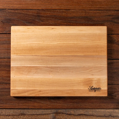 SIGNED Maple Large Serving Board