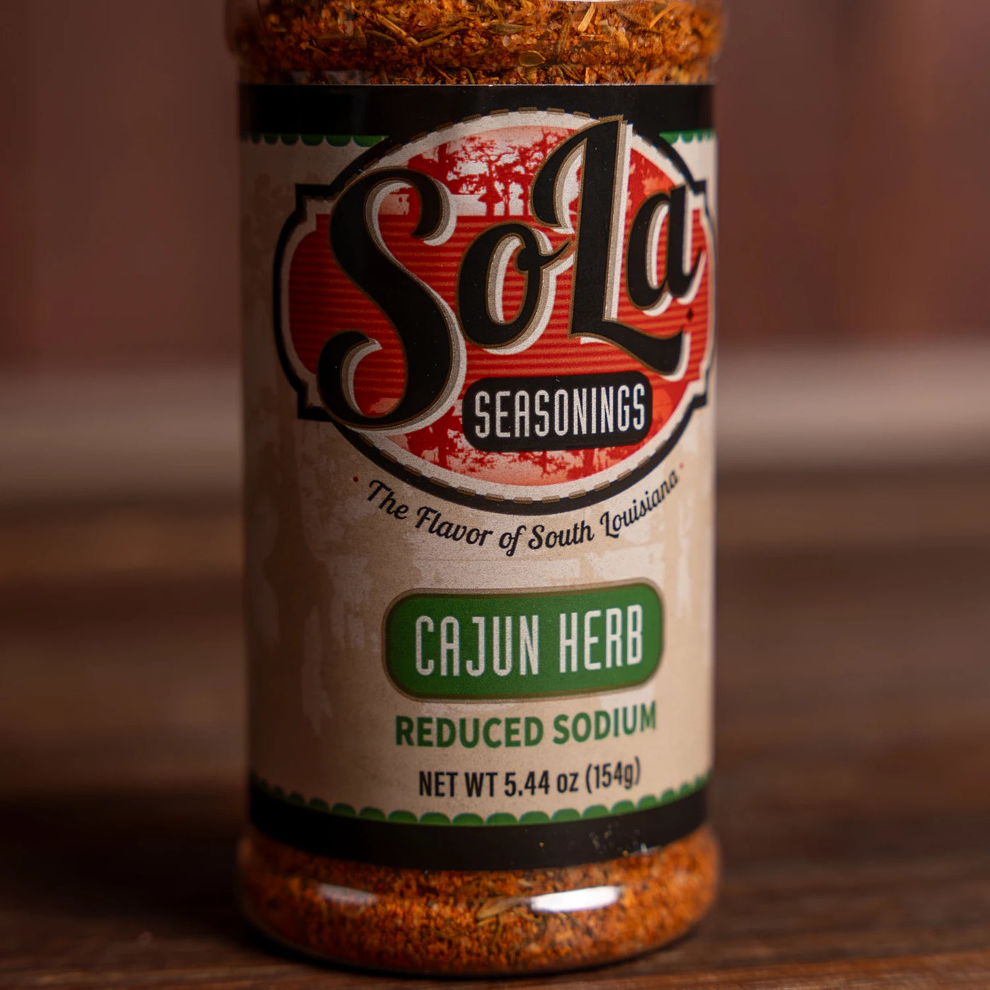 Sola Seasoning | Cajun Herb Reduced Sodium Blend