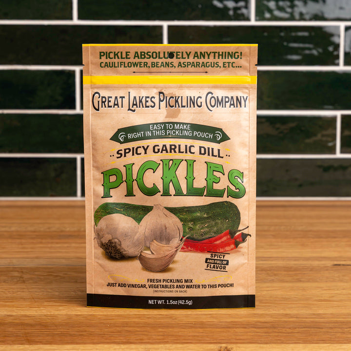 Spicy Garlic Dill Pickling Pouch