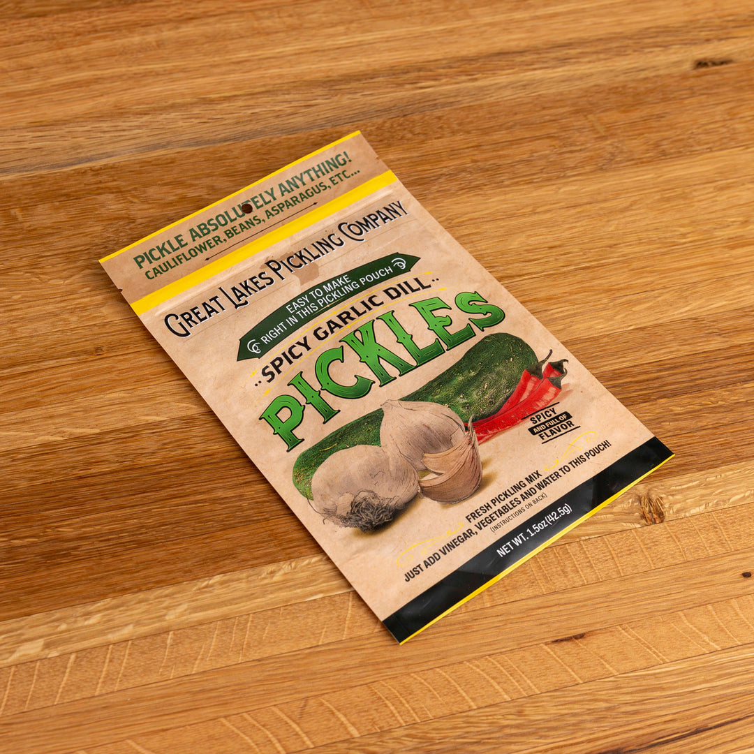 Spicy Garlic Dill Pickling Pouch