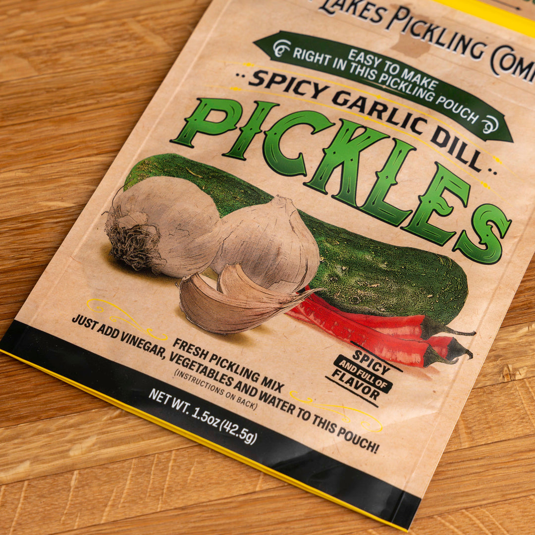 Spicy Garlic Dill Pickling Pouch