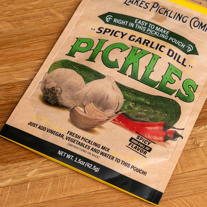 Spicy Garlic Dill Pickling Pouch