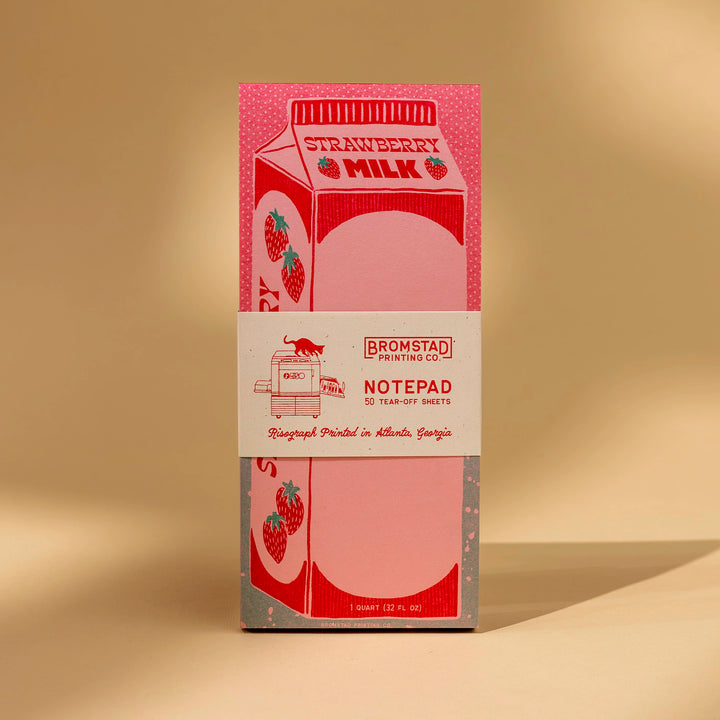 Strawberry Milk Notepad