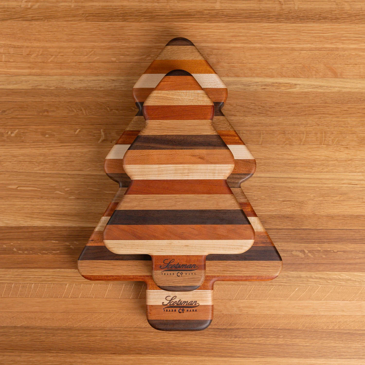 Striped Christmas Charcuterie Board