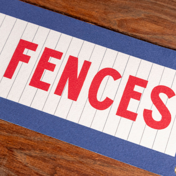 Swing For the Fences Felt Sign Banner