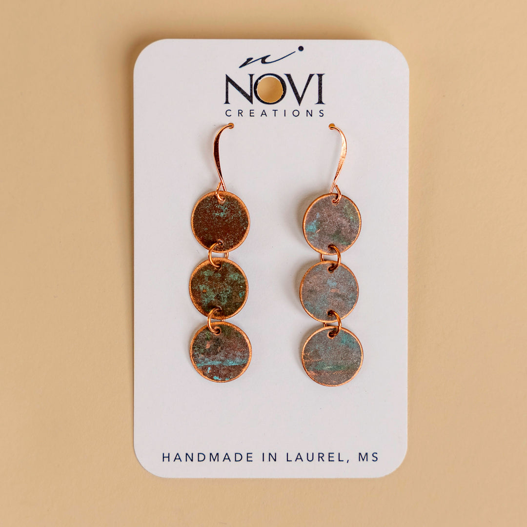 The Three Dome Earrings