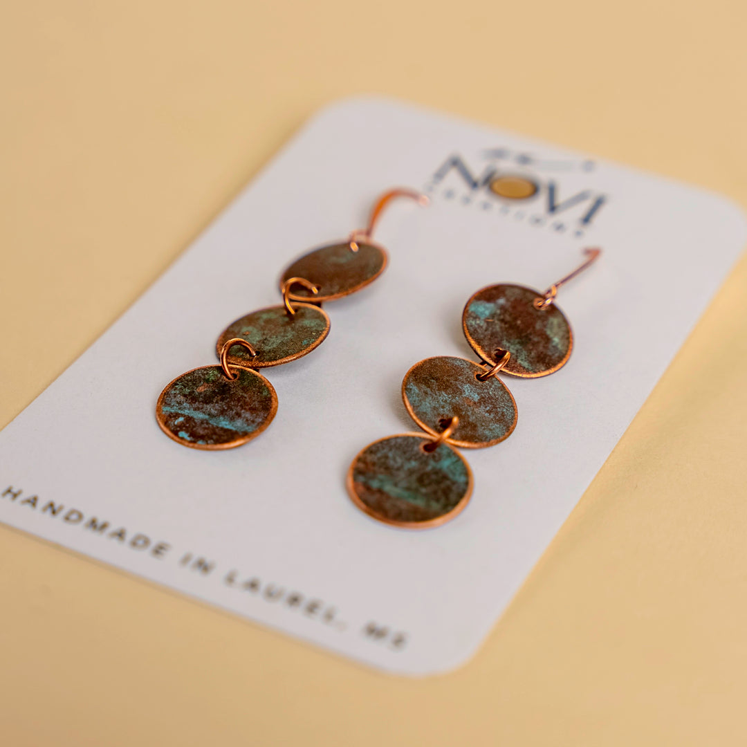 The Three Dome Earrings