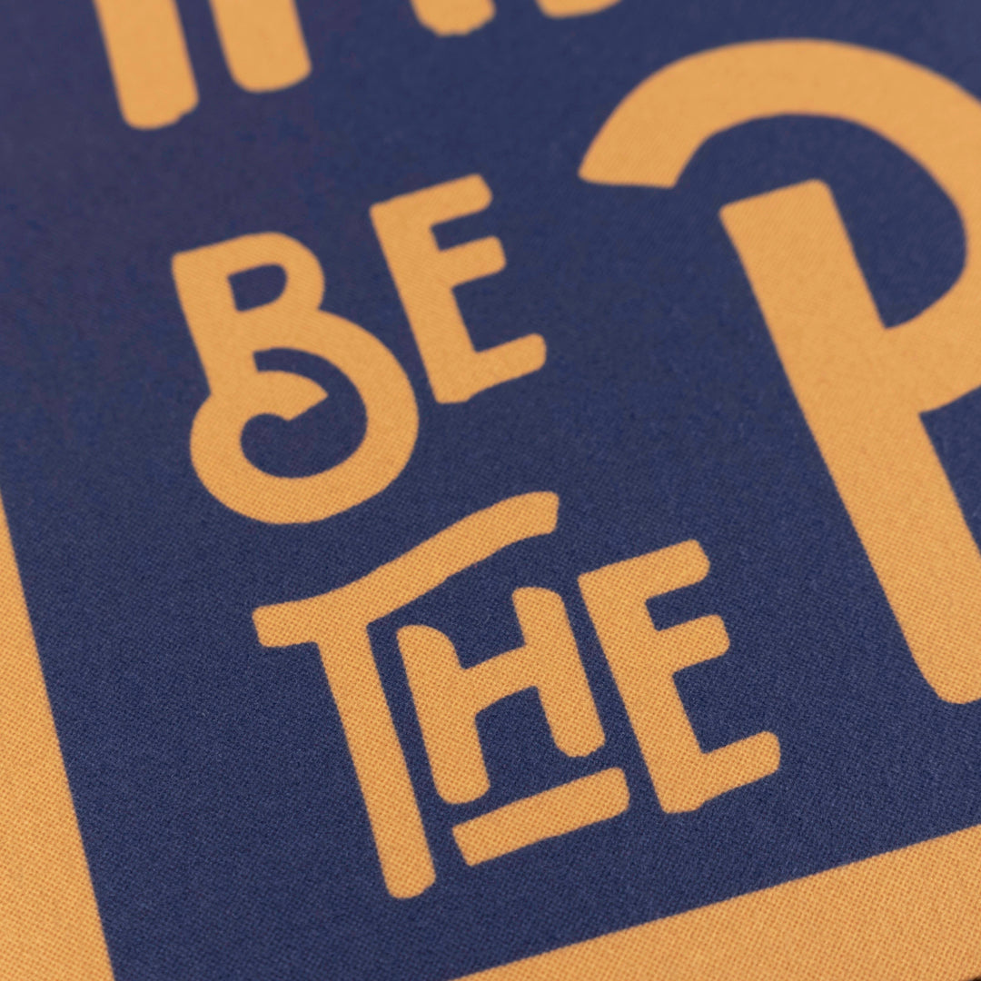 This Must Be The Place Felt Banner - Blue &amp; Gold